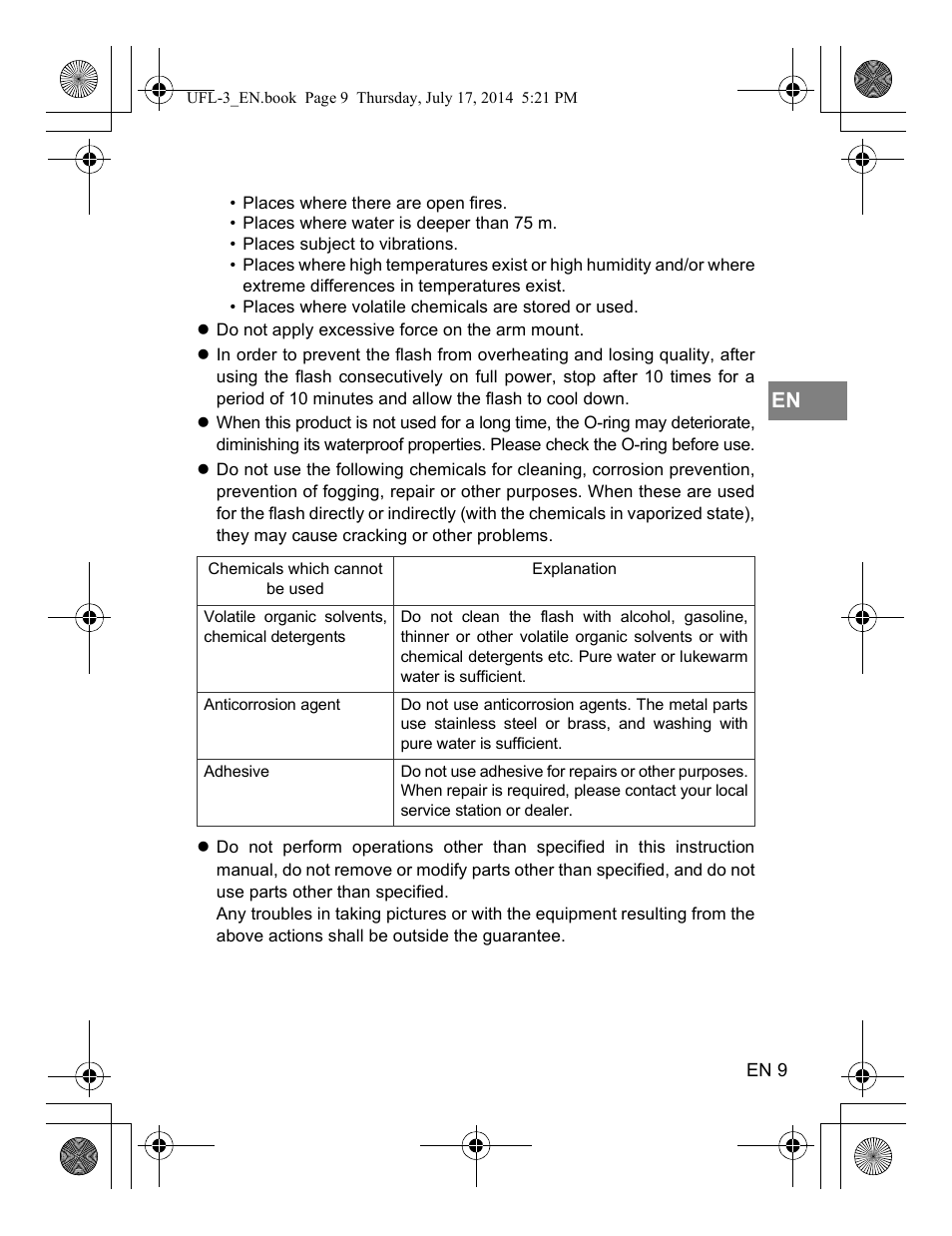 Olympus UFL3 User Manual | Page 10 / 35