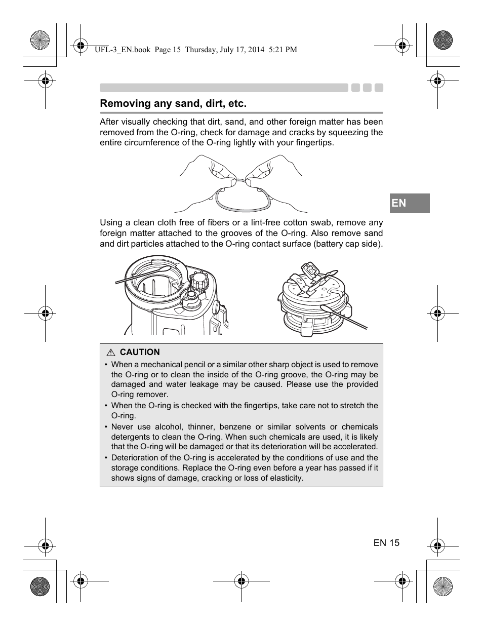 Olympus UFL3 User Manual | Page 16 / 35