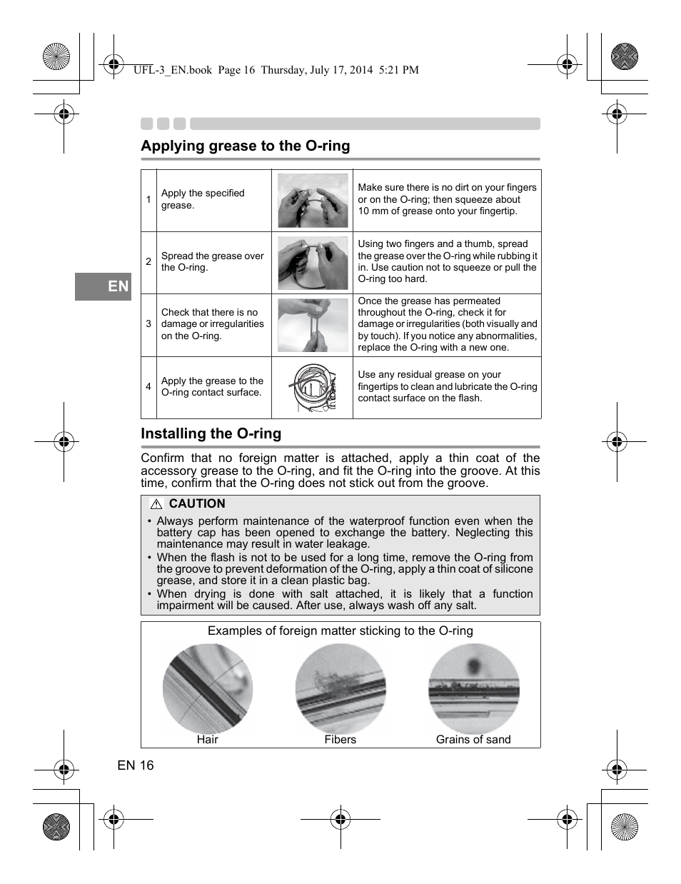 Olympus UFL3 User Manual | Page 17 / 35