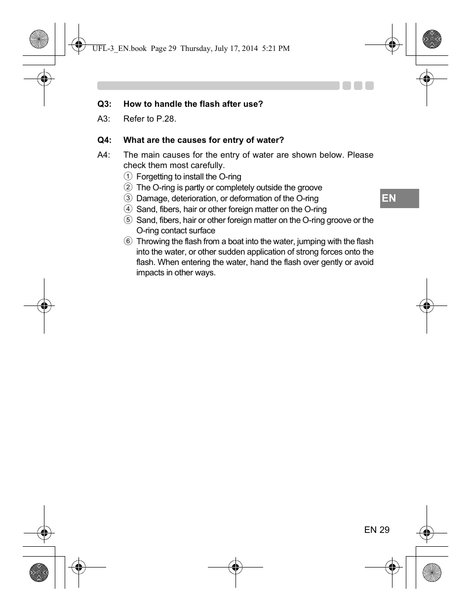 Olympus UFL3 User Manual | Page 30 / 35