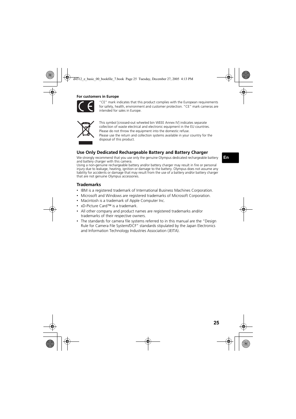 Olympus FE-150 User Manual | Page 25 / 28