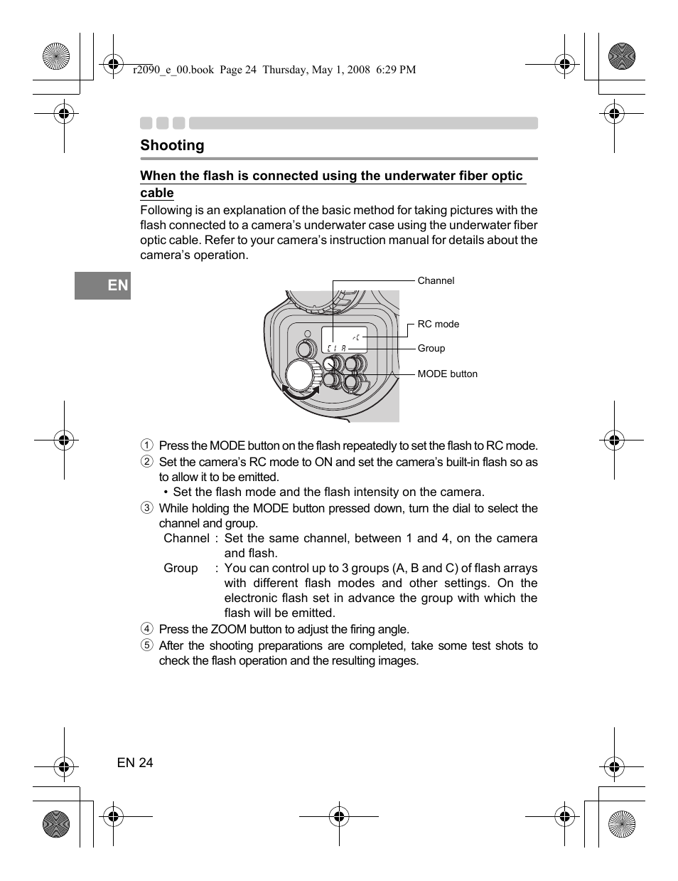 Olympus UFL-2 User Manual | Page 24 / 41