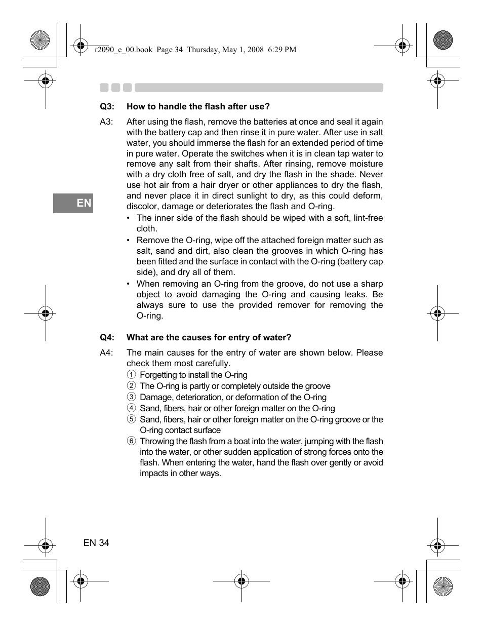 Olympus UFL-2 User Manual | Page 34 / 41