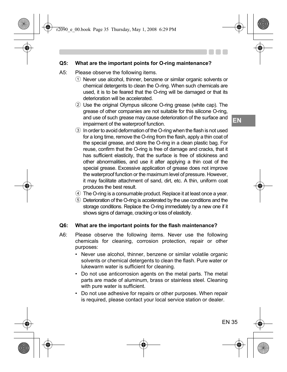 Olympus UFL-2 User Manual | Page 35 / 41