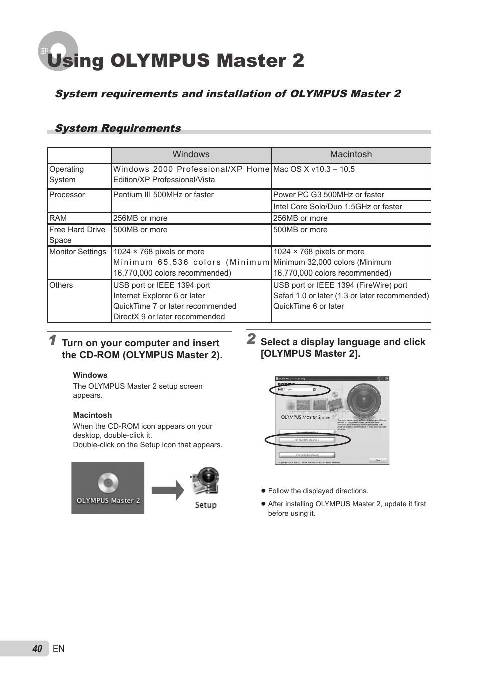 Using olympus master 2, 0 en | Olympus X-560WP User Manual | Page 40 / 66