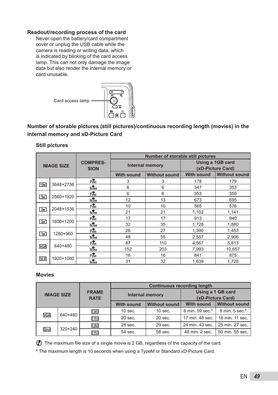 Olympus X-560WP User Manual | Page 49 / 66