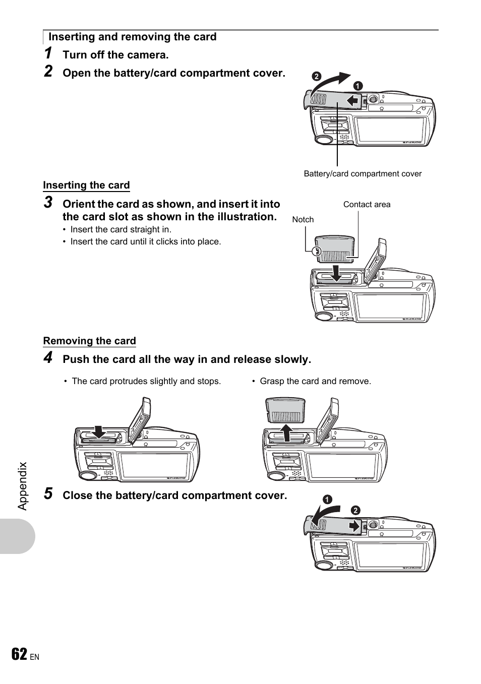 Olympus µ 780 User Manual | Page 62 / 78