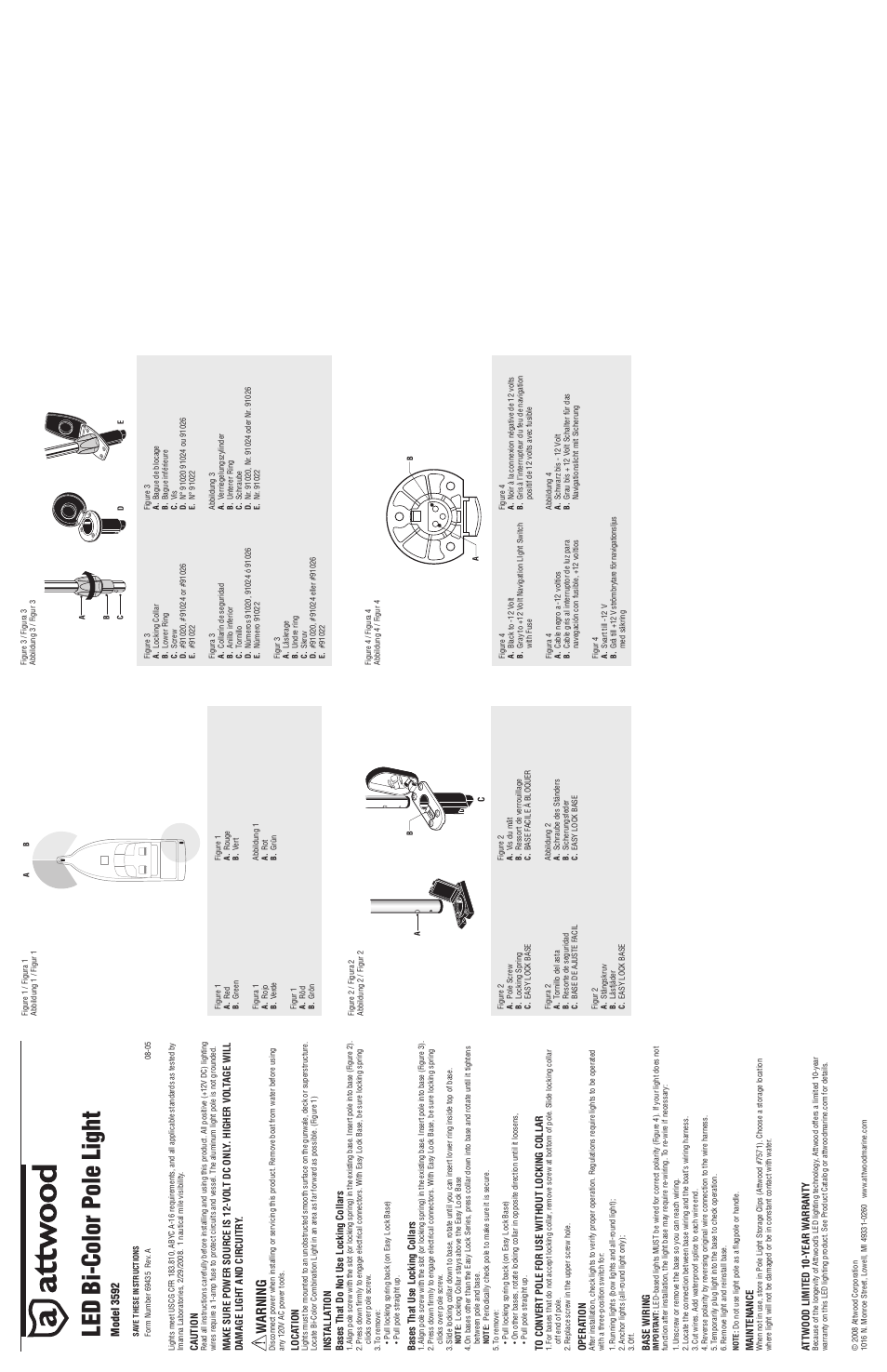Attwood 3592 User Manual | 2 pages