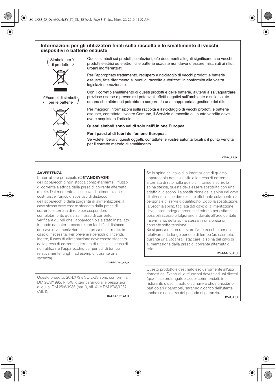 Pioneer SC-LX83 User Manual | Page 3 / 120