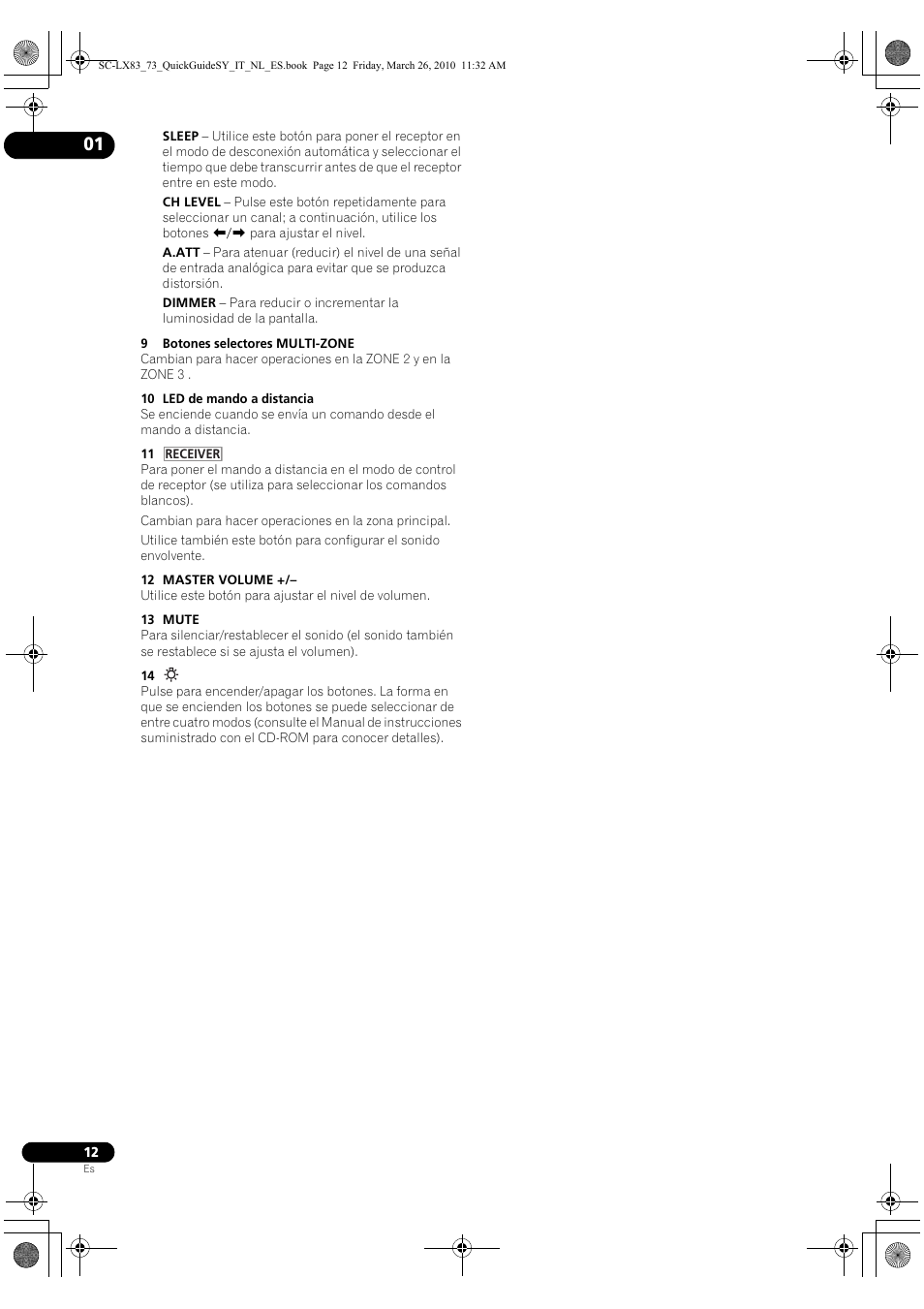 Pioneer SC-LX83 User Manual | Page 50 / 120