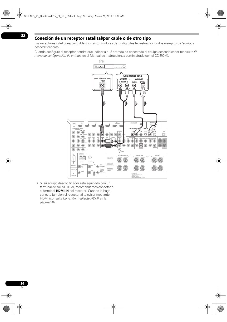 Pioneer SC-LX83 User Manual | Page 62 / 120