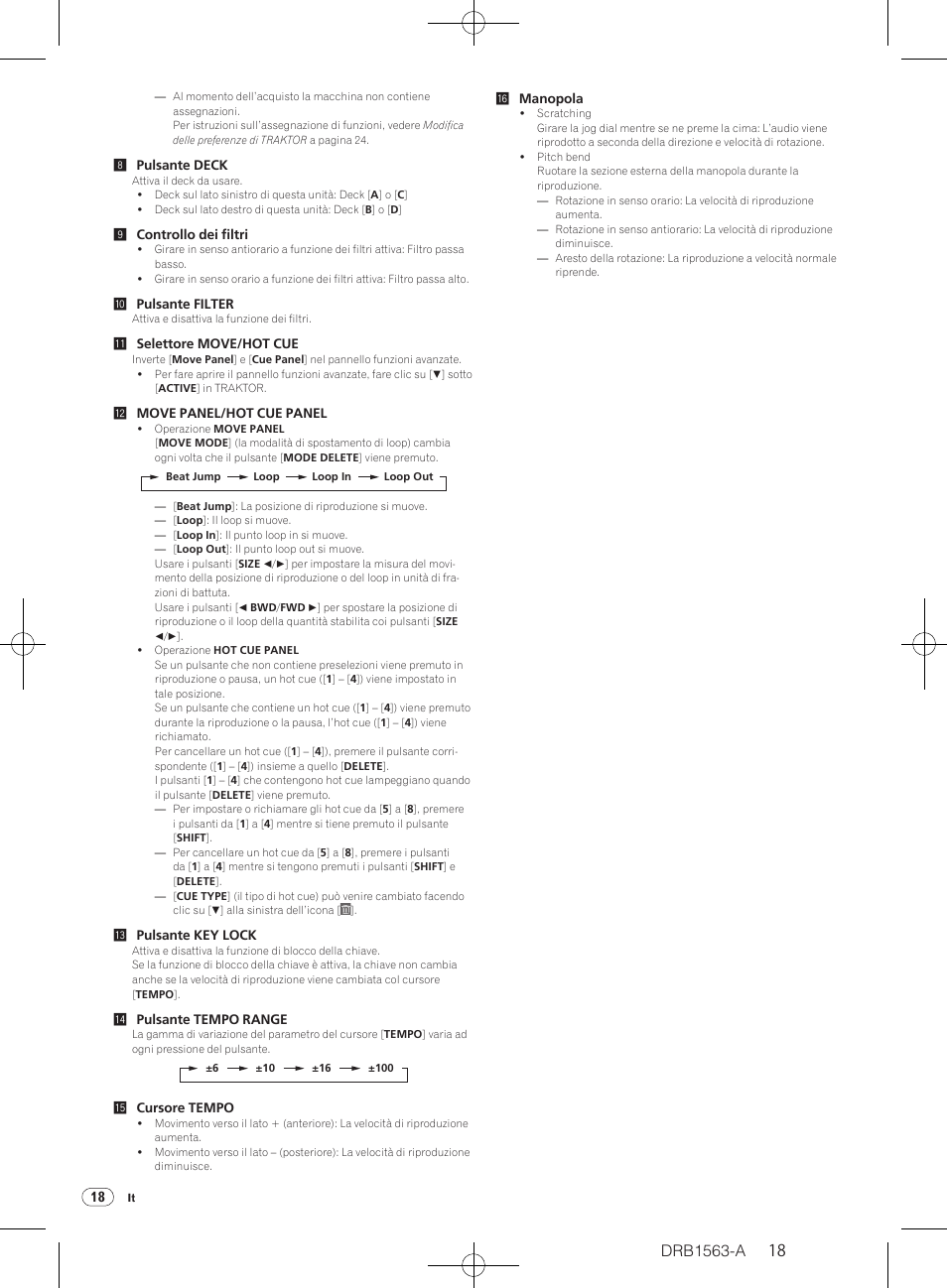 Drb1563-a | Pioneer DDJ-T1 User Manual | Page 18 / 128