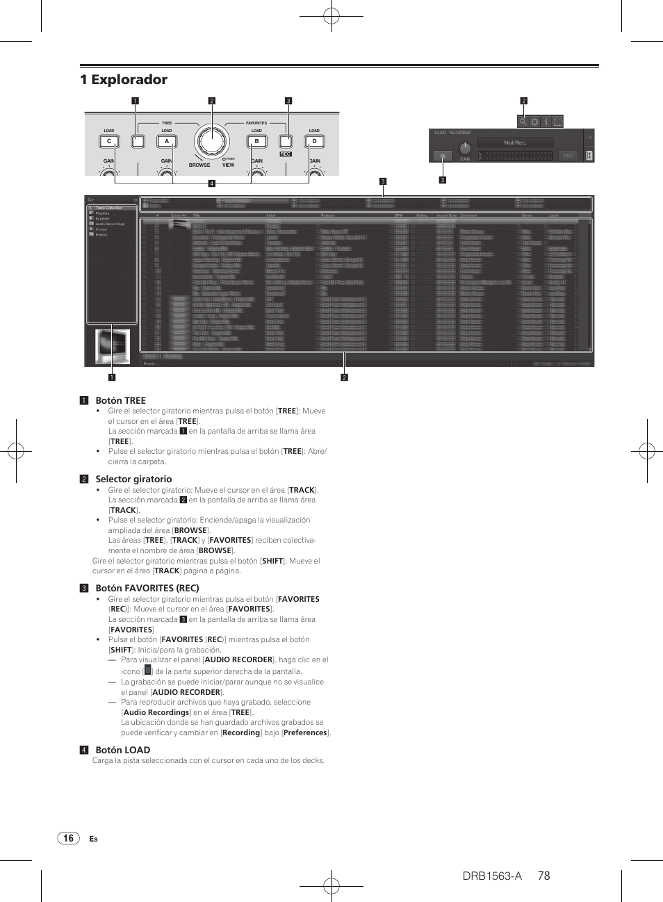 1 explorador, Drb1563-a | Pioneer DDJ-T1 User Manual | Page 78 / 128