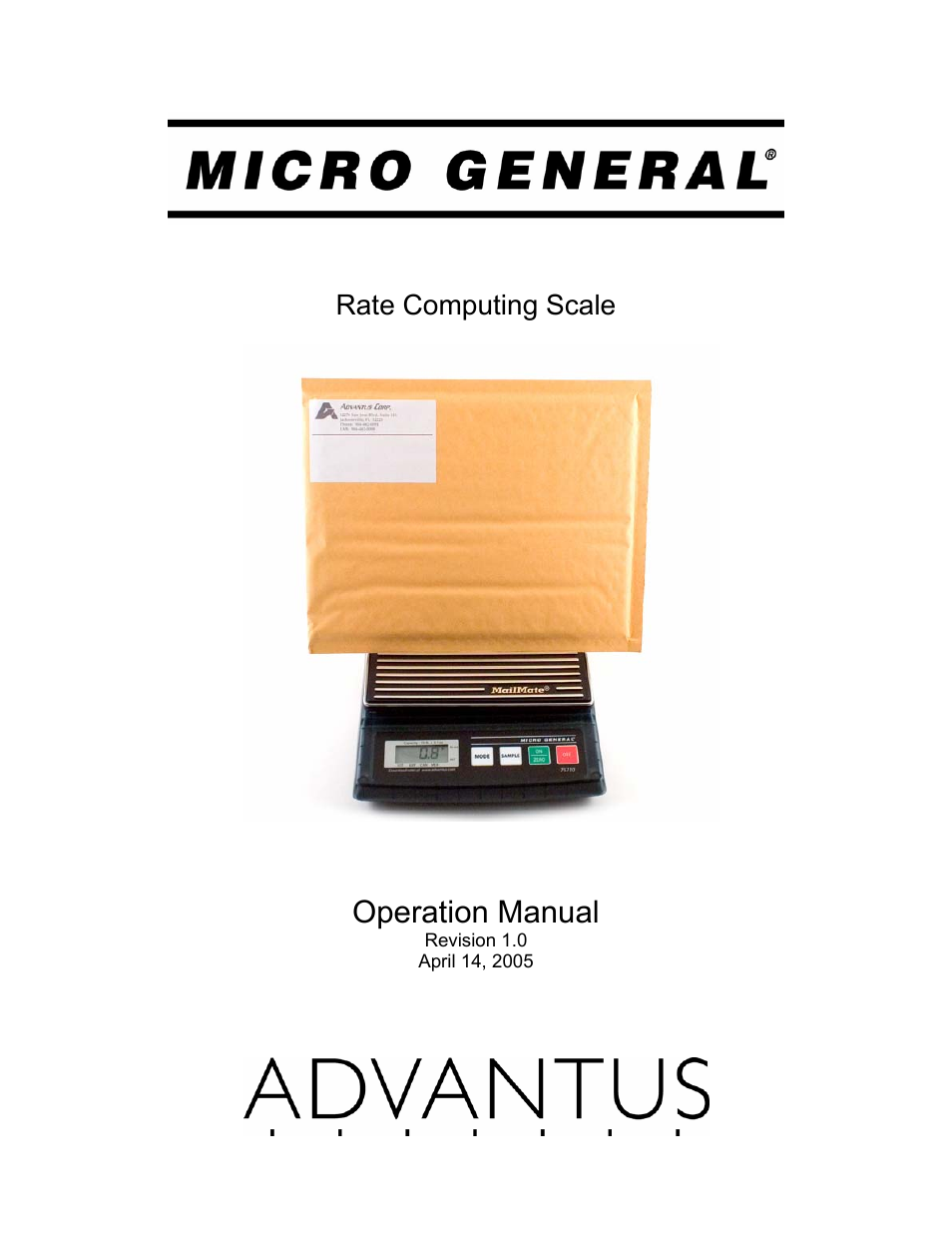 Advantus 75705 User Manual | 8 pages