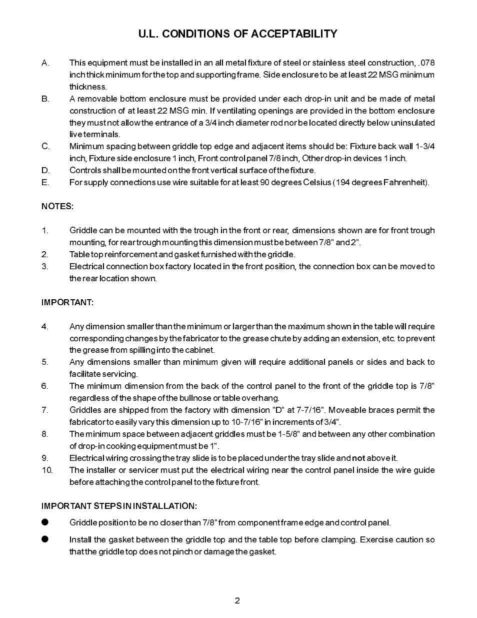 APW Wyott 1848 User Manual | Page 2 / 20