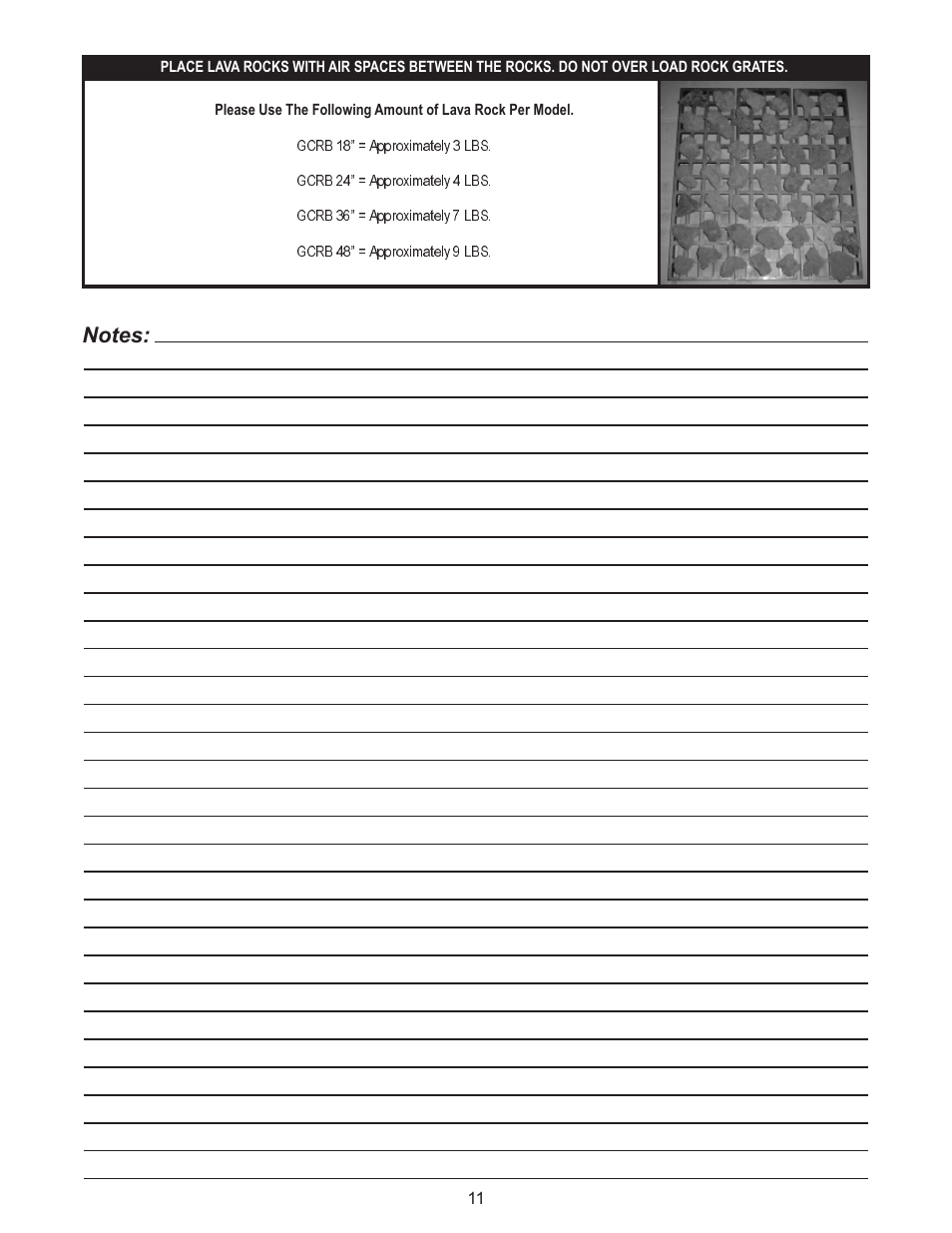 APW Wyott GCRB-48H User Manual | Page 11 / 20