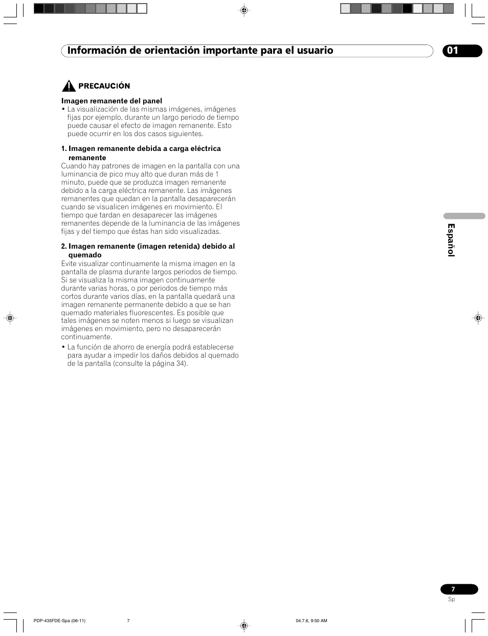Pioneer PDP-505FDE User Manual | Page 99 / 140