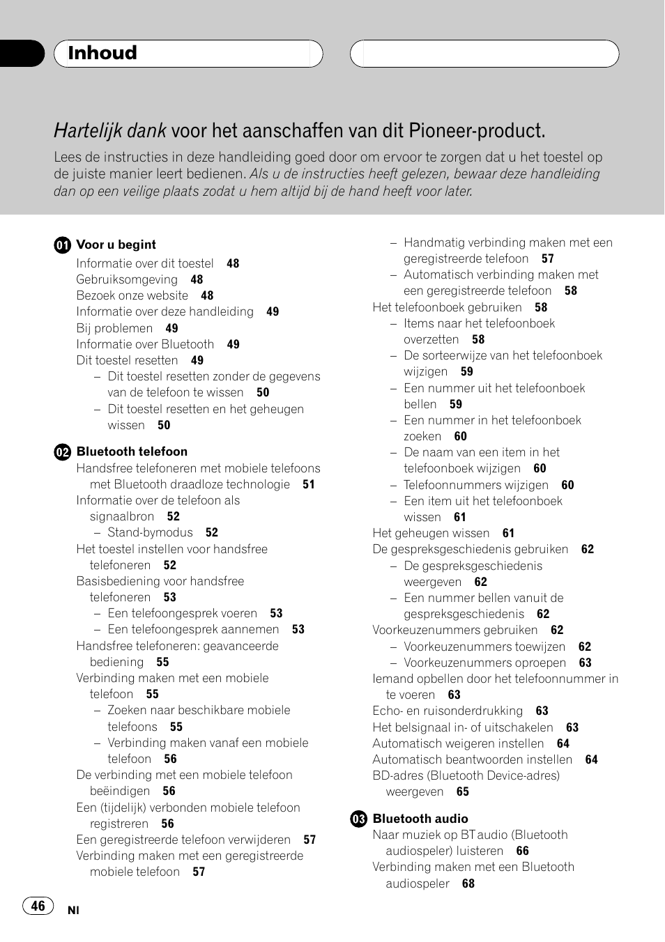 Pioneer CD-BTB100 User Manual | Page 46 / 137