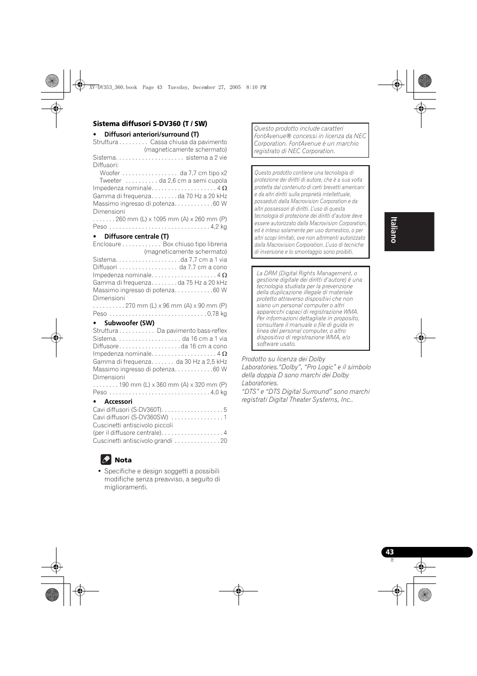 Pioneer DCS-360 User Manual | Page 85 / 128