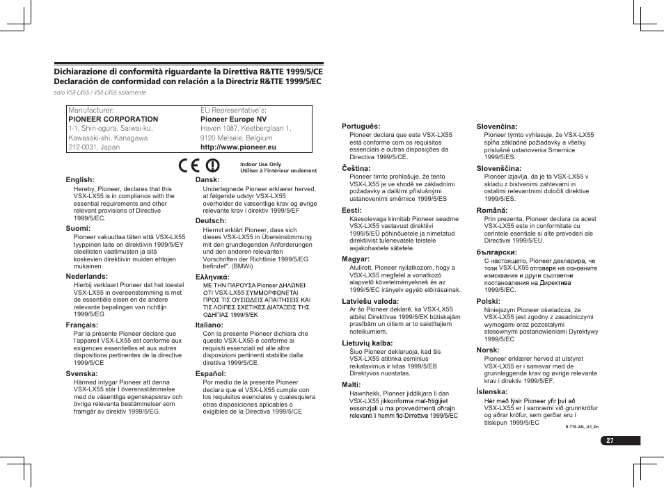 Pioneer VSX-2021 User Manual | Page 51 / 52