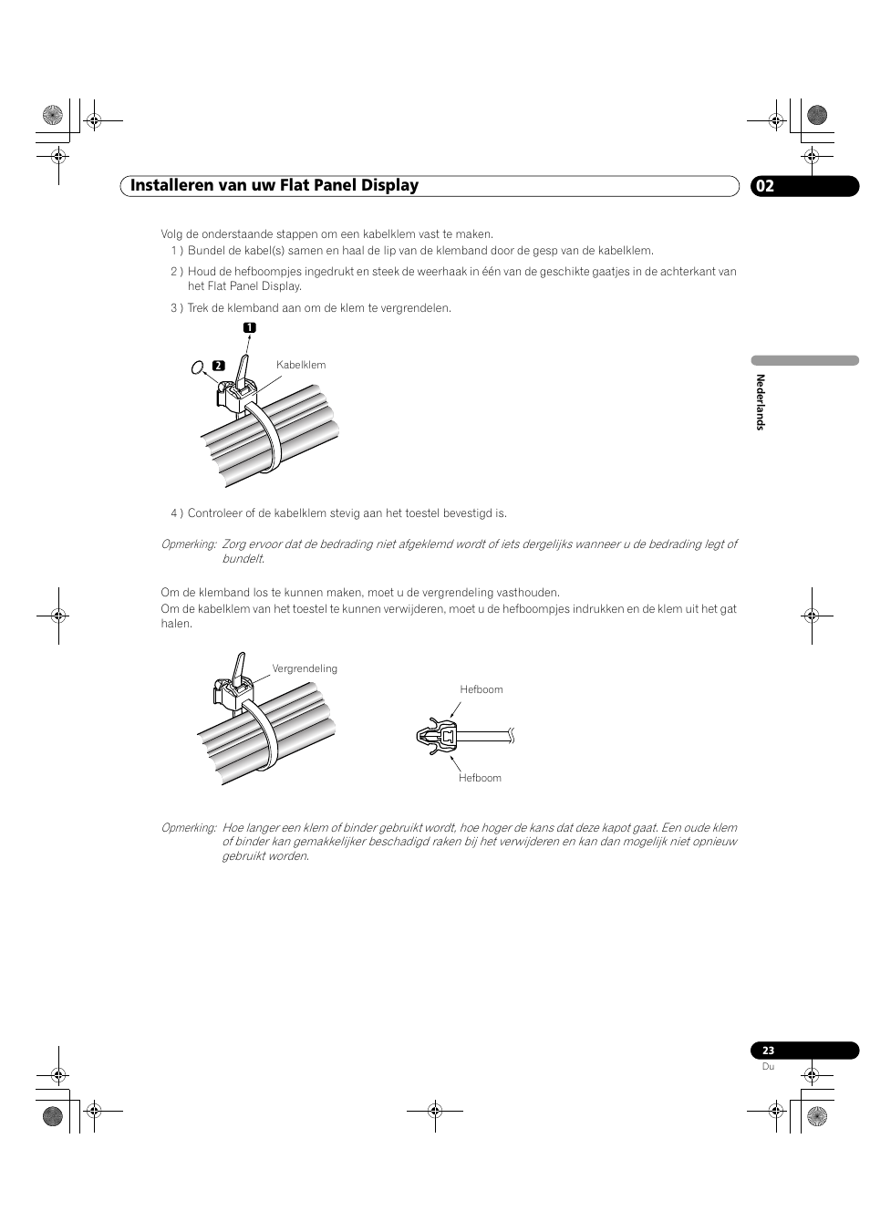 02 installeren van uw flat panel display | Pioneer KRP-500M User Manual | Page 131 / 433