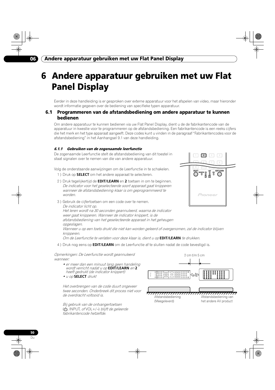 1 gebruiken van de zogenaamde leerfunctie | Pioneer KRP-500M User Manual | Page 158 / 433