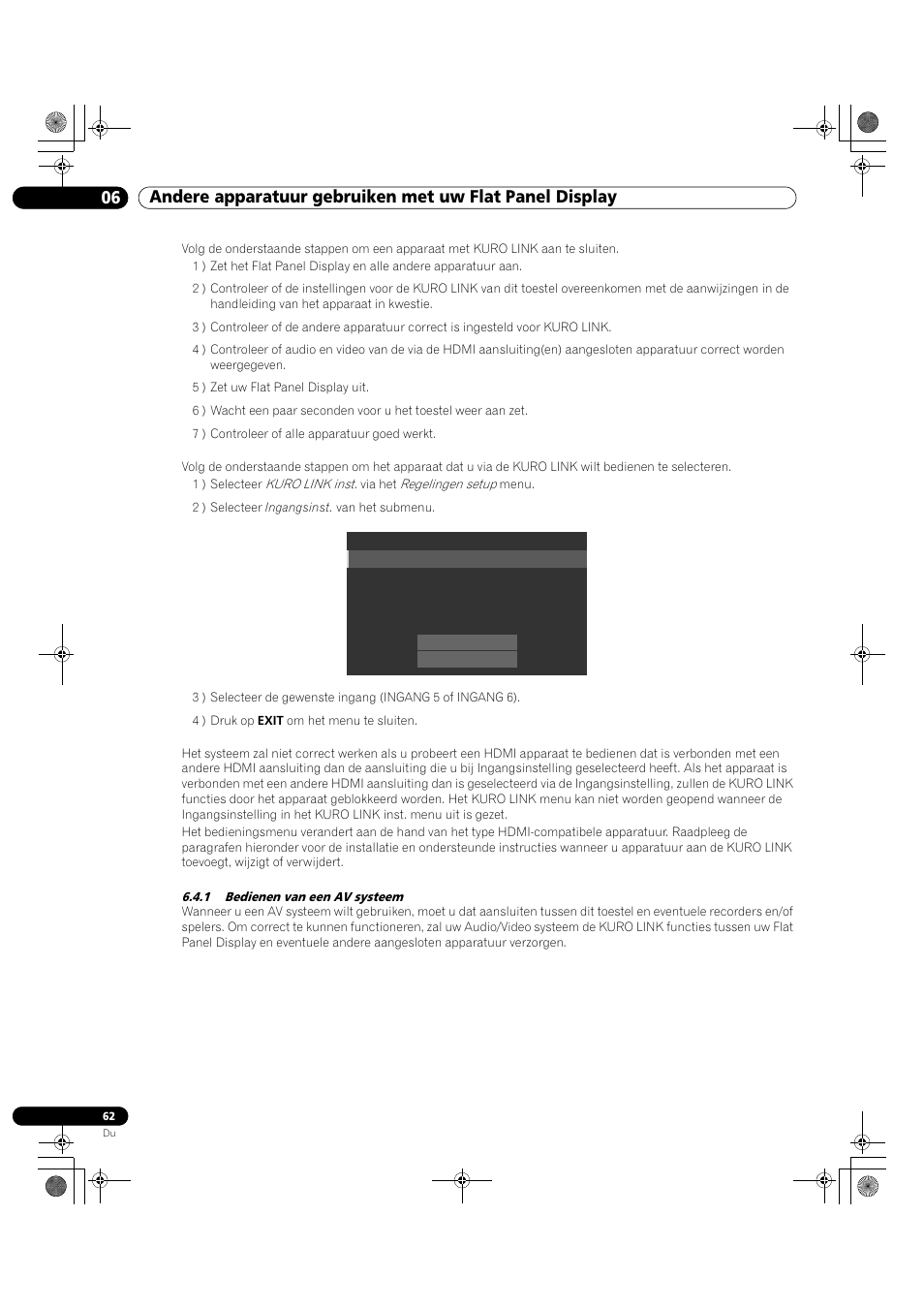 1 bedienen van een av systeem | Pioneer KRP-500M User Manual | Page 170 / 433