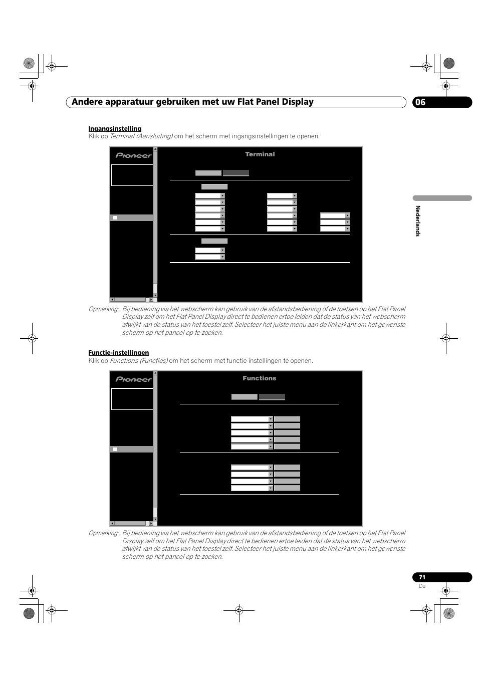 Terminal, Functions | Pioneer KRP-500M User Manual | Page 179 / 433