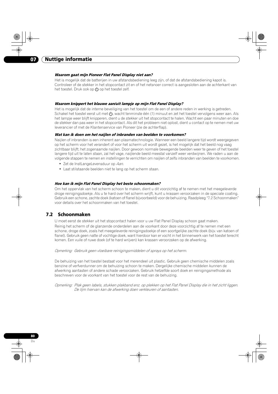 2 schoonmaken, 07 nuttige informatie | Pioneer KRP-500M User Manual | Page 188 / 433