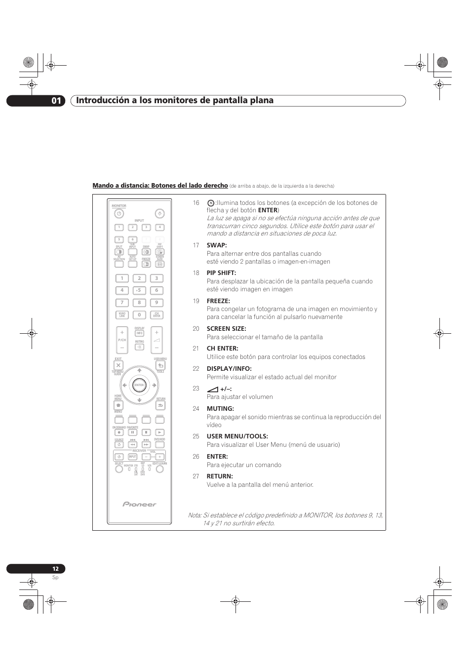 01 introducción a los monitores de pantalla plana | Pioneer KRP-500M User Manual | Page 228 / 433