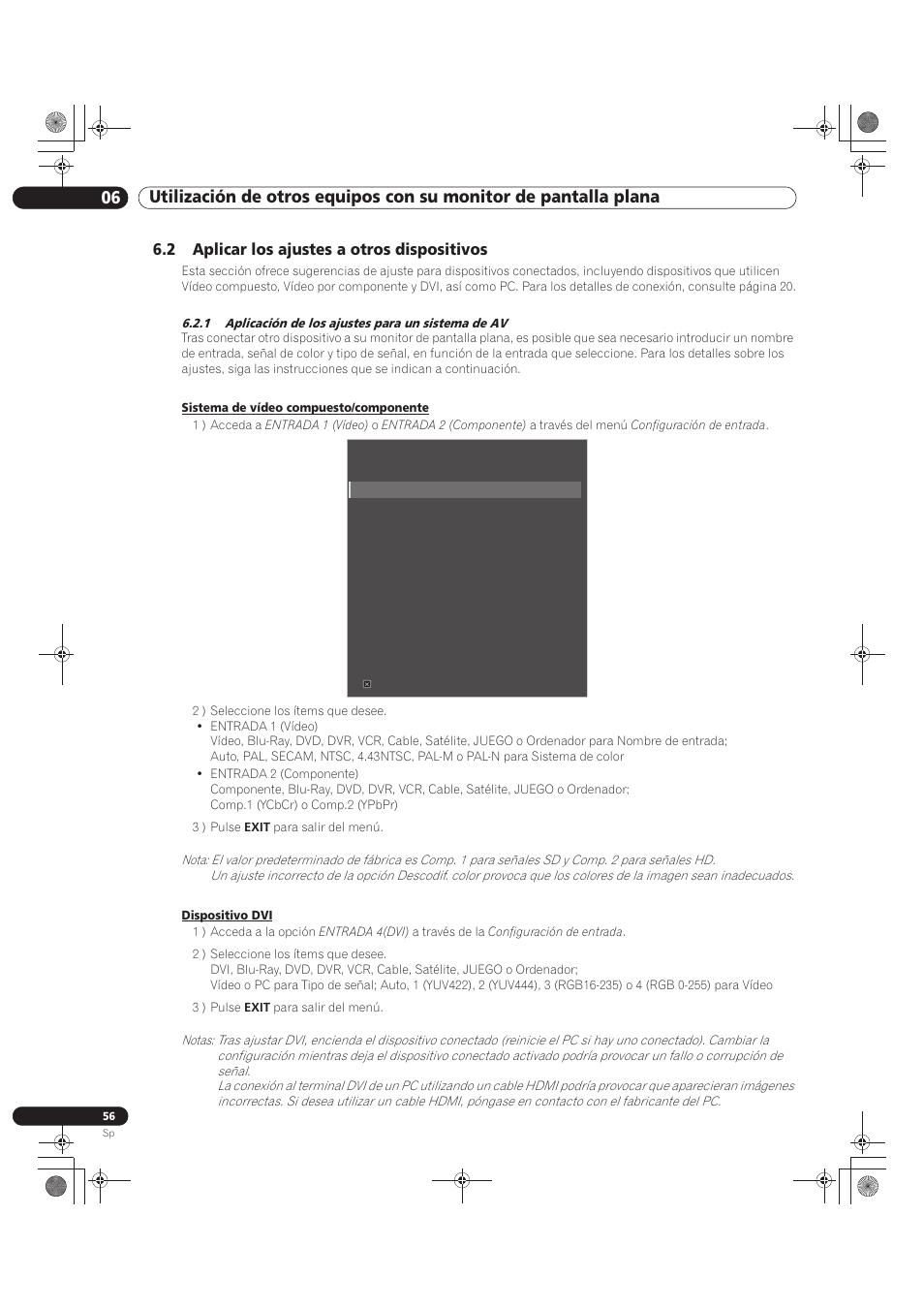 2 aplicar los ajustes a otros dispositivos, 1 aplicación de los ajustes para un sistema de av | Pioneer KRP-500M User Manual | Page 272 / 433