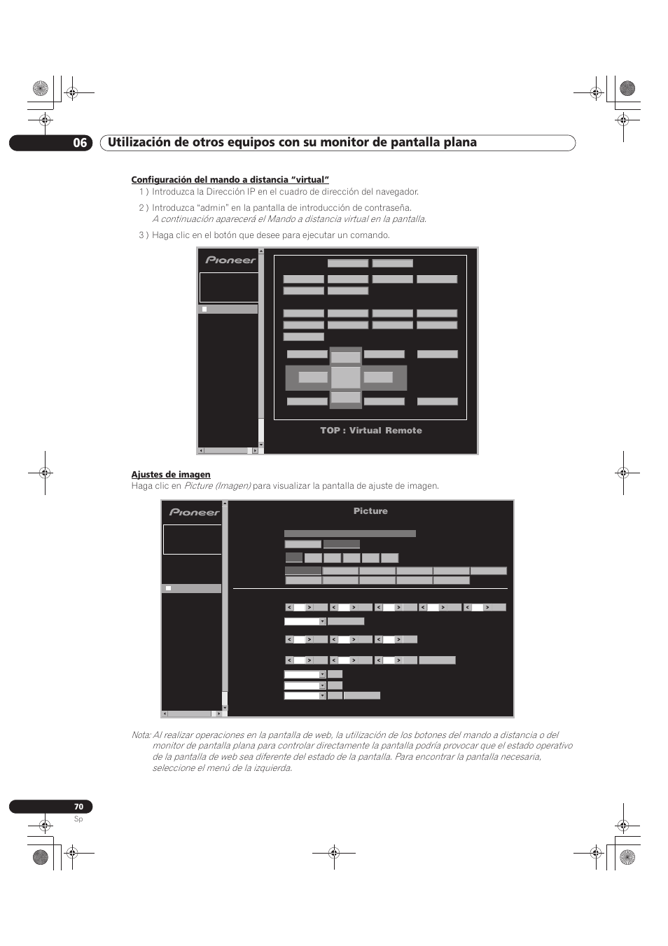 Top : virtual remote, Picture | Pioneer KRP-500M User Manual | Page 286 / 433