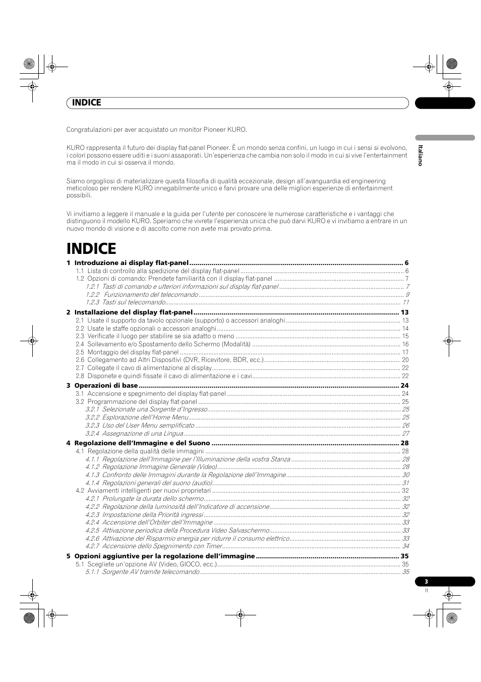 Indice | Pioneer KRP-500M User Manual | Page 3 / 433