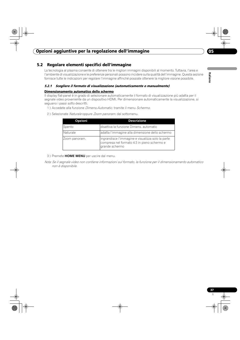 2 regolare elementi specifici dell’immagine | Pioneer KRP-500M User Manual | Page 37 / 433