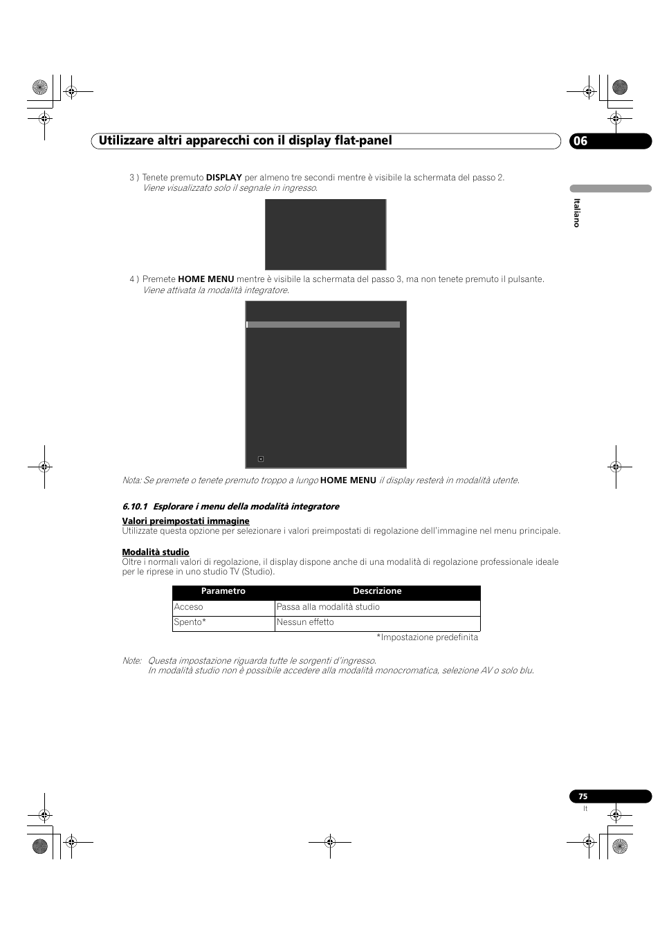 1 esplorare i menu della modalità integratore | Pioneer KRP-500M User Manual | Page 75 / 433