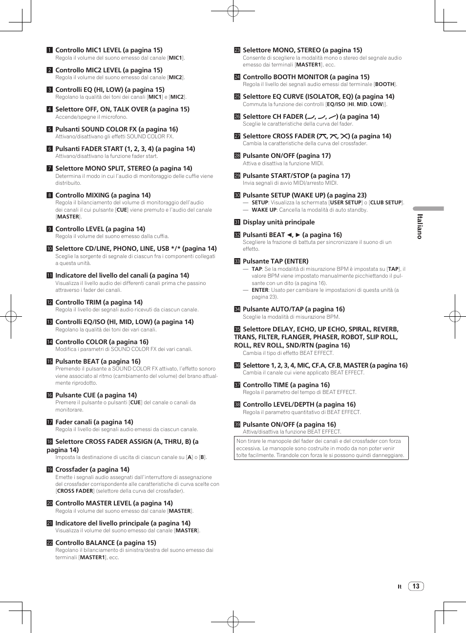 Pioneer DJM-850-S User Manual | Page 13 / 112