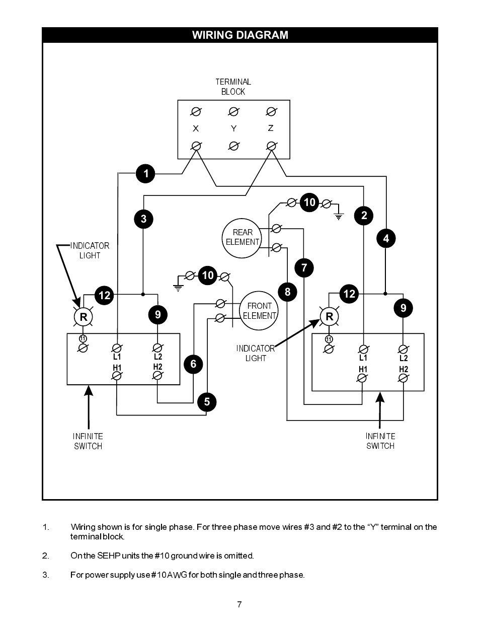 APW Wyott SEHP User Manual | Page 7 / 8