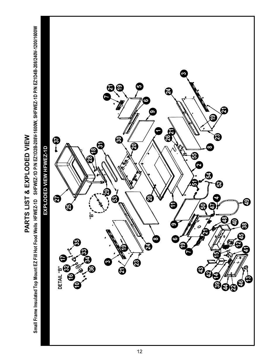 APW Wyott SHFWEZ-12D User Manual | Page 12 / 24