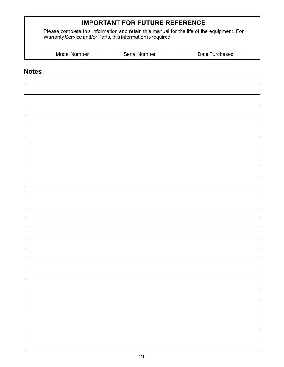 APW Wyott SHFWEZ-12D User Manual | Page 21 / 24