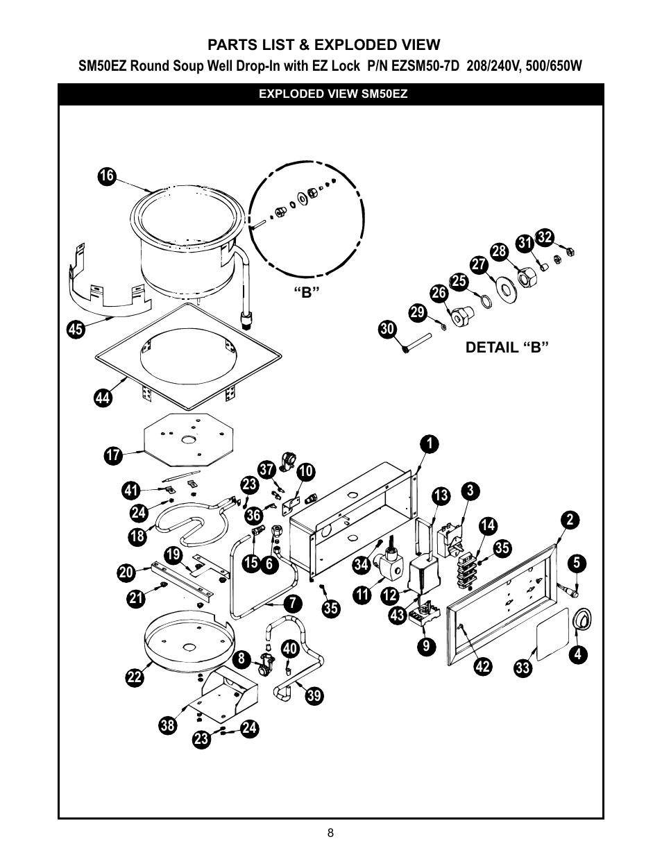 APW Wyott SHFWEZ-12D User Manual | Page 8 / 24