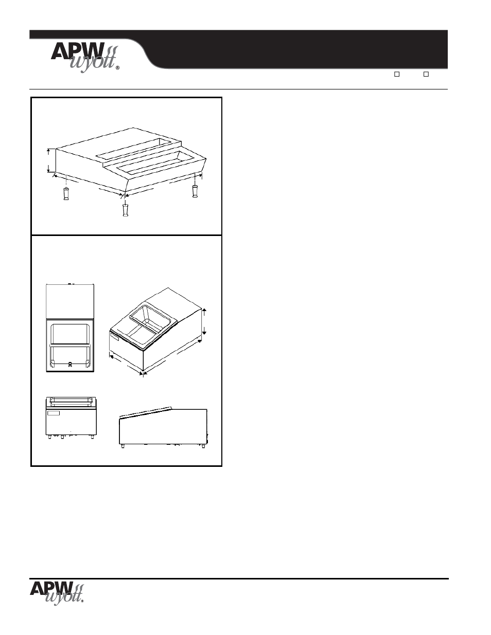 Refrigerated, Topping rail, Product specifications | APW Wyott Refrigerated Topping Rail RTR-4 User Manual | Page 2 / 2