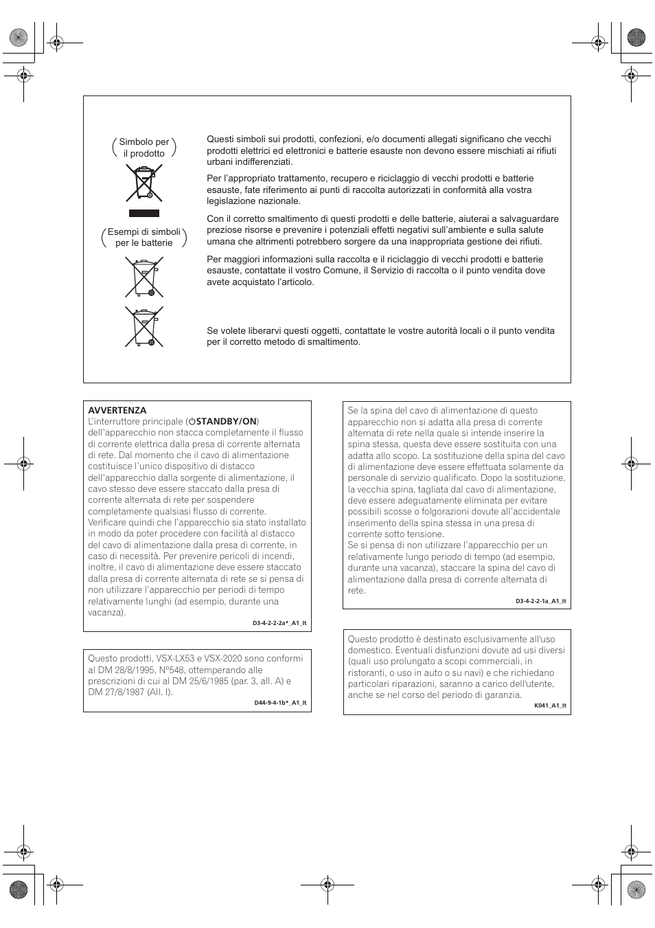 Pioneer VSX-2020-K User Manual | Page 3 / 60