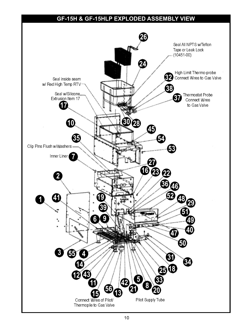 APW Wyott GF-30H User Manual | Page 10 / 16