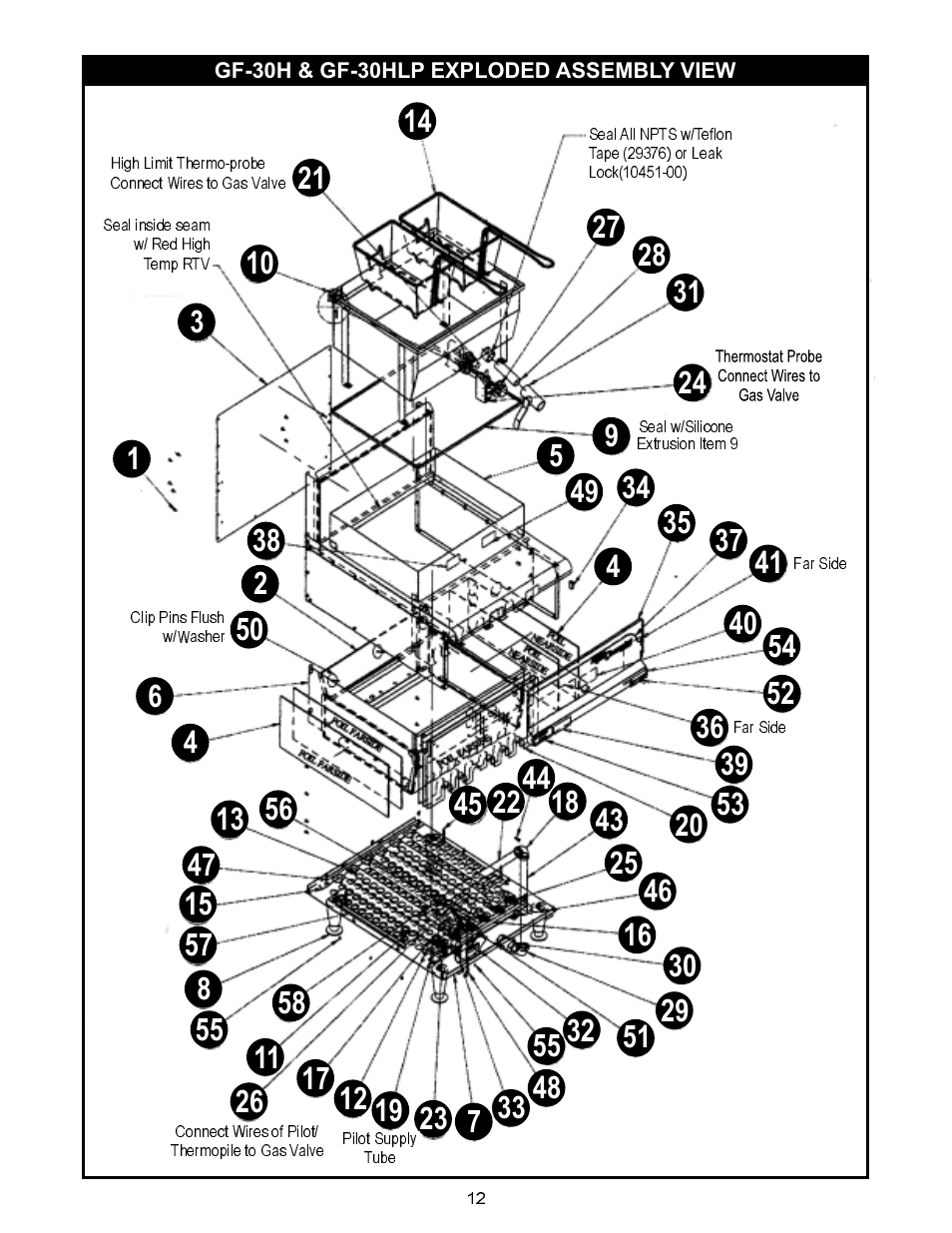 APW Wyott GF-30H User Manual | Page 12 / 16