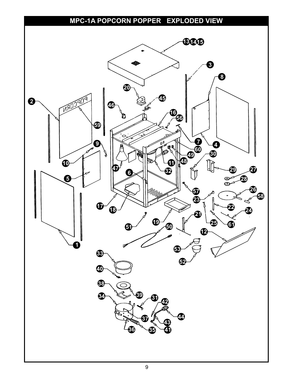 APW Wyott POPCONRN PC-1A User Manual | Page 9 / 12