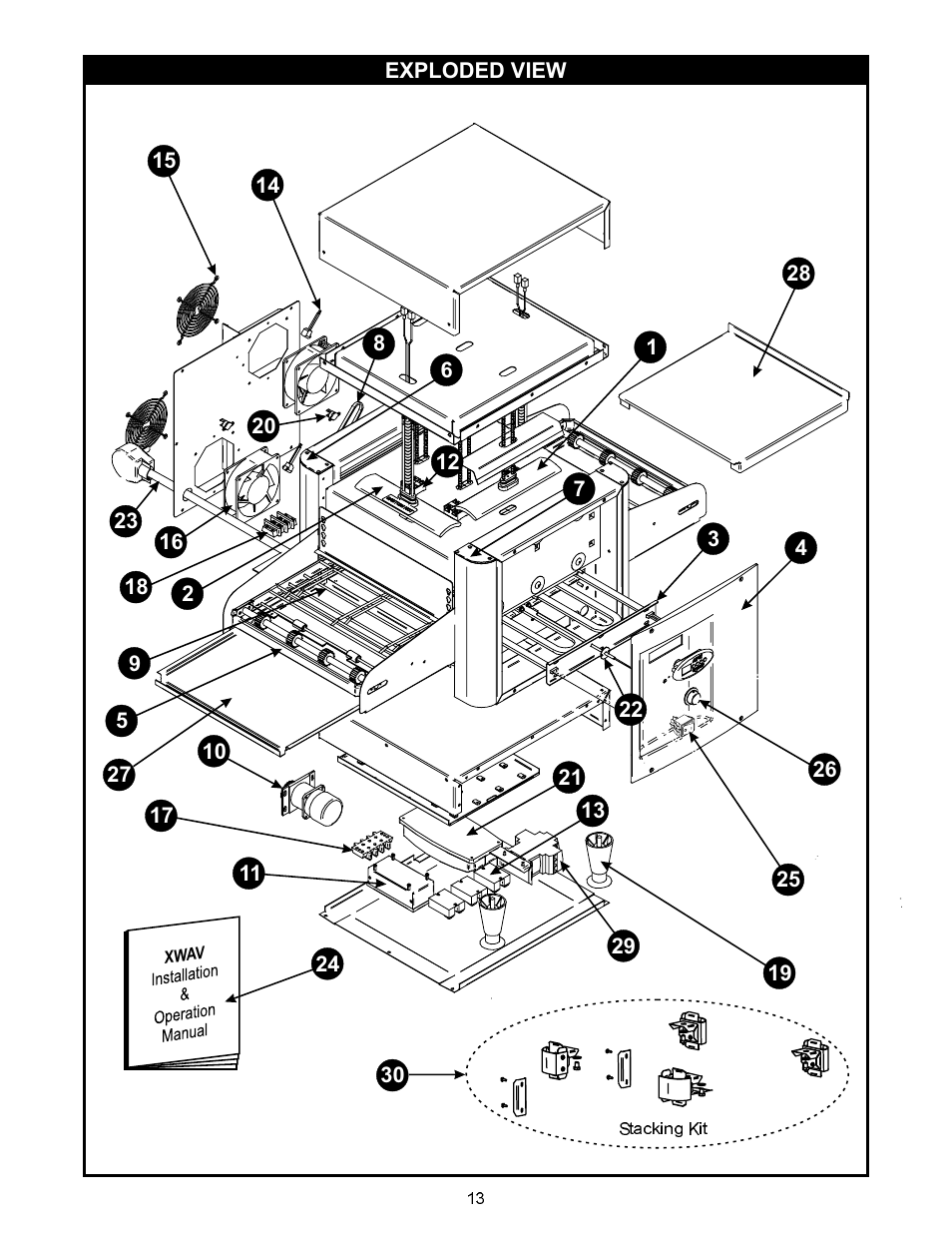 APW Wyott XWAV1829 User Manual | Page 13 / 16