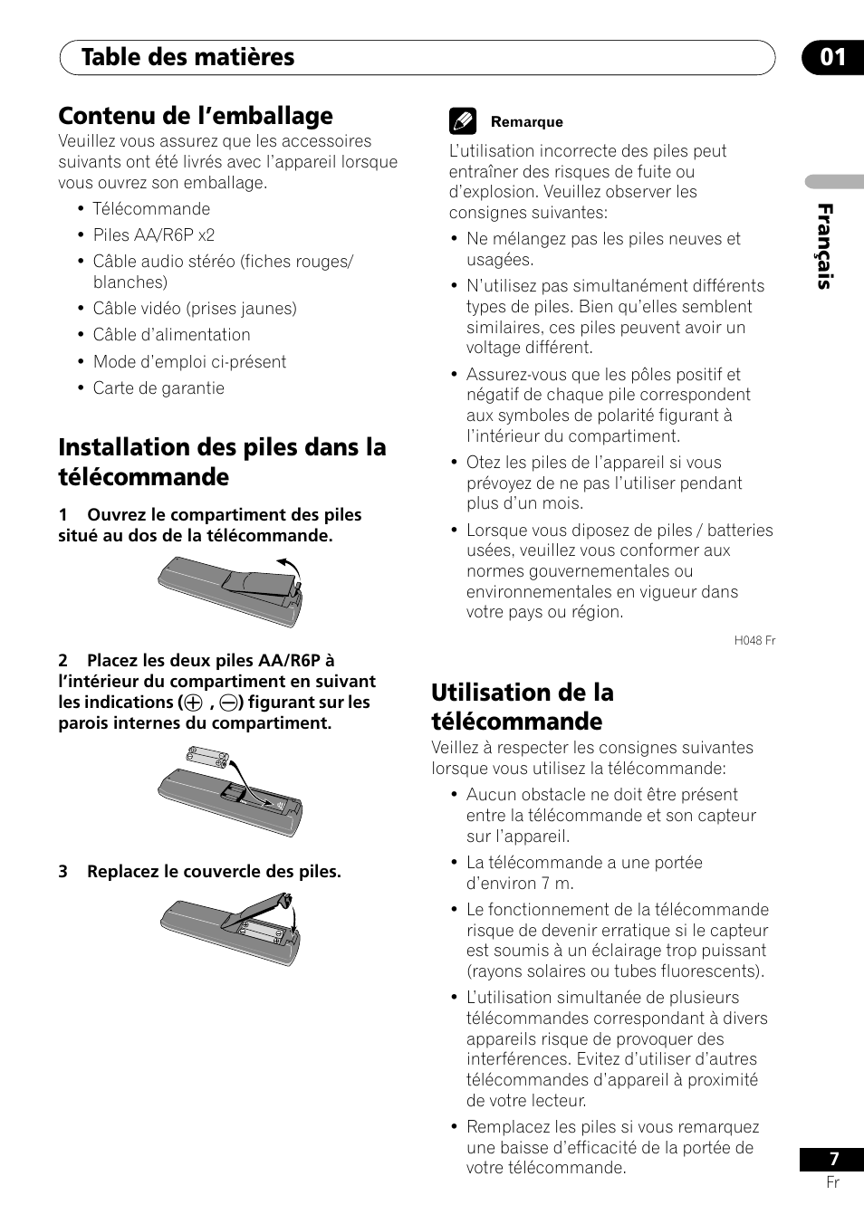 Pioneer DV-656A-S User Manual | Page 7 / 148