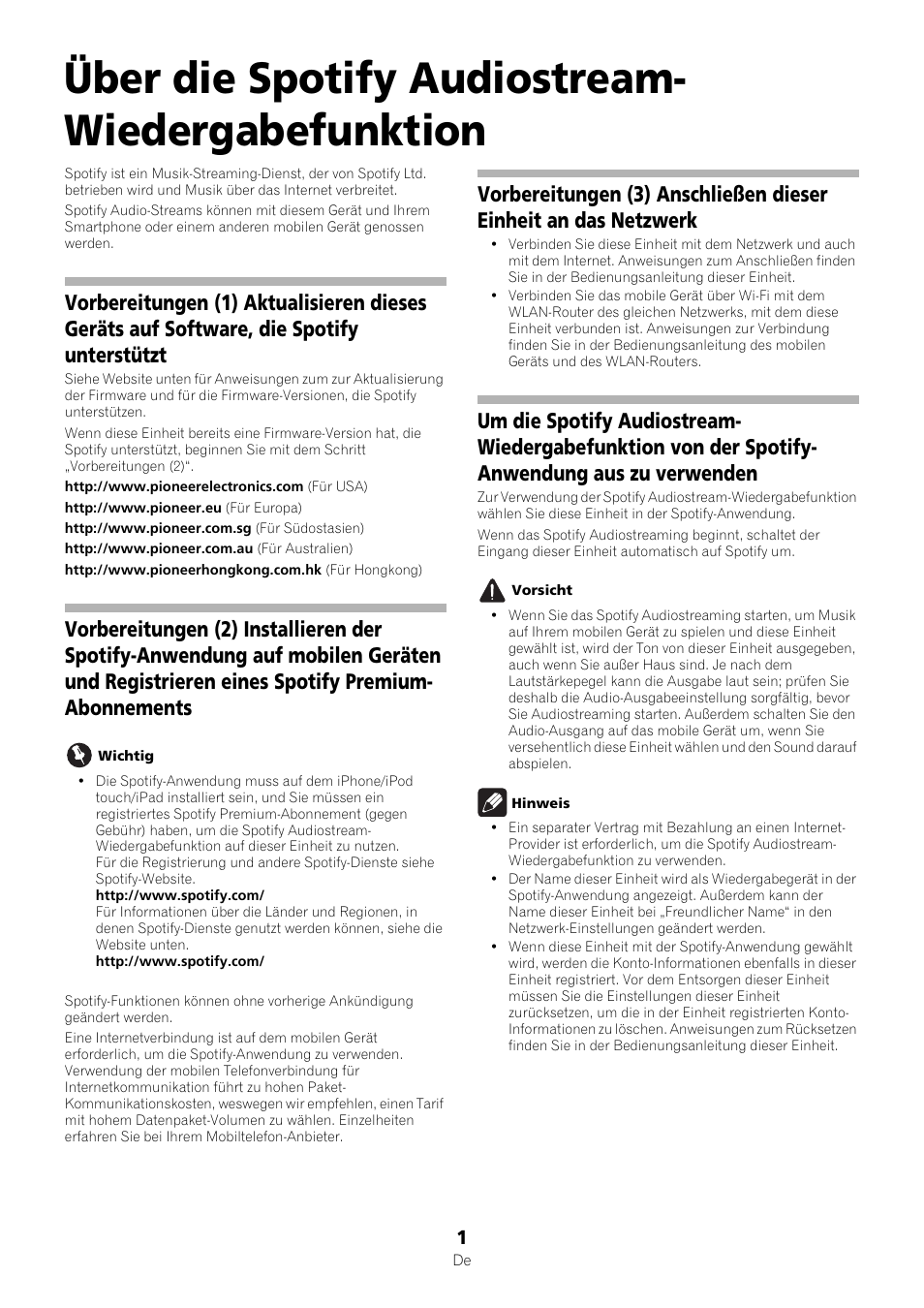 Pioneer VSX-1123-K User Manual | 6 pages