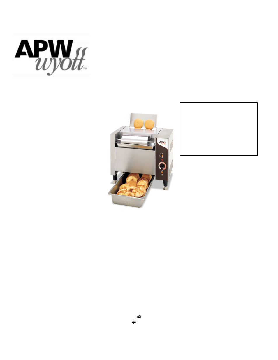 APW Wyott M2000 User Manual | 14 pages