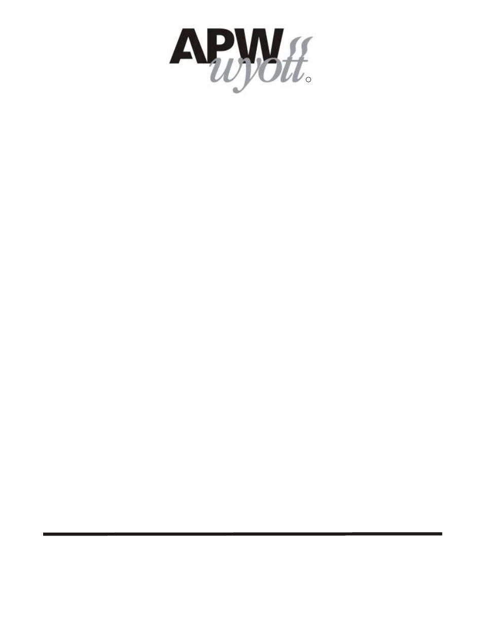 Apw wyott | APW Wyott RCW - 11 User Manual | Page 8 / 8